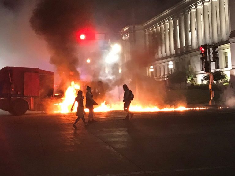 Wisconsin unrest flares for second night over police shooting of Black man