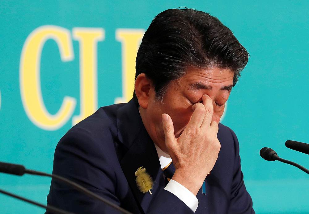 Too soon to talk about post-Abe era, says Japan spokesman