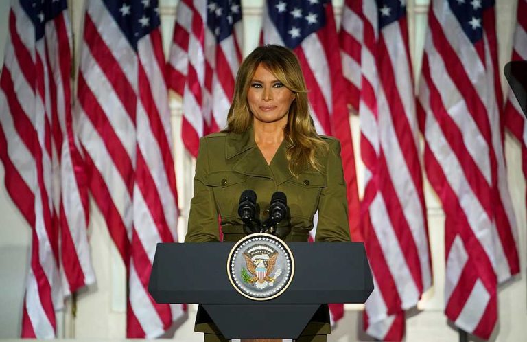 Melania Trump offers sympathy on coronavirus, racial suffering in convention speech