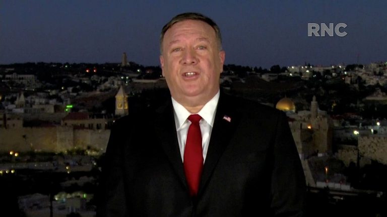 Pompeo convention speech for Trump from Jerusalem sparks criticism, investigation
