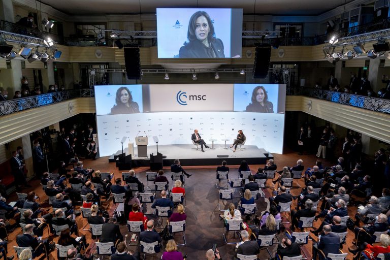 Harris warns Russia of ‘unprecedented’ economic costs if it invades Ukraine