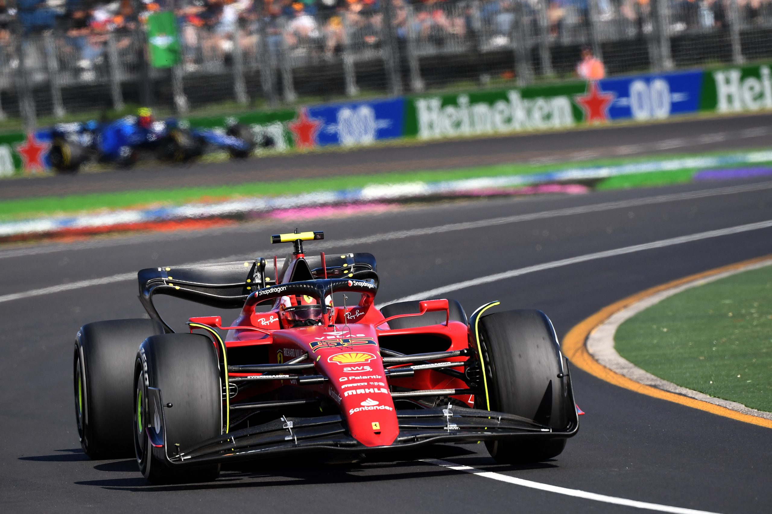 Sainz outguns Ferrari teammate Leclerc in first Melbourne practice