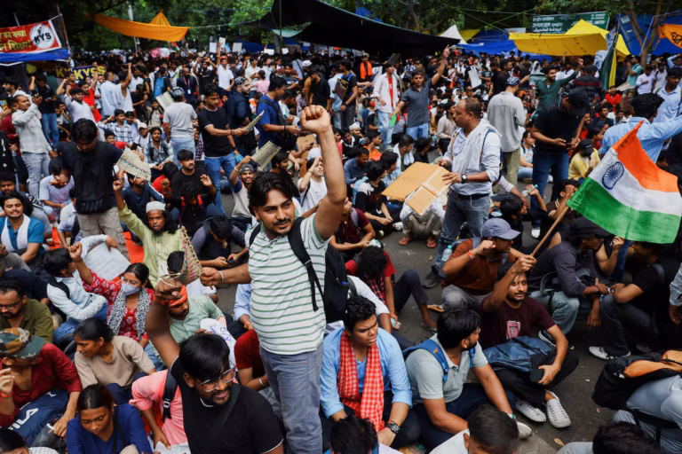 Indian opposition disrupts parliament to support student protesters and pressure Modi
